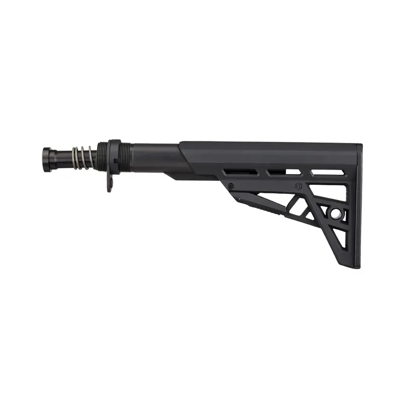 Ar-15 Tactlite Adjustable Stock With Complete Mil-Spec Buffer Tube Assembly – Black 1