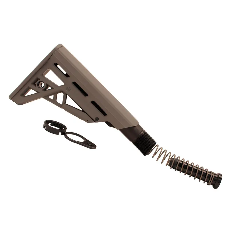 Ar-15 Tactlite Mil-Spec Adjustable Stock With Integrated Buffer Tube Assembly – Destroyer Gray 1