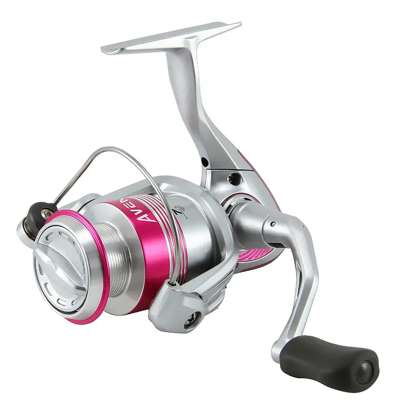 Avenger Spinning Reel B Series – Size 10, Pink Finish, 5.0:1 Gear Ratio, 6+1 Bb 1