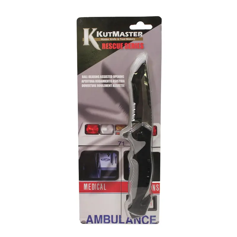 Ball-Bearing Rescue Folding Knife For Rapid Deployment 1