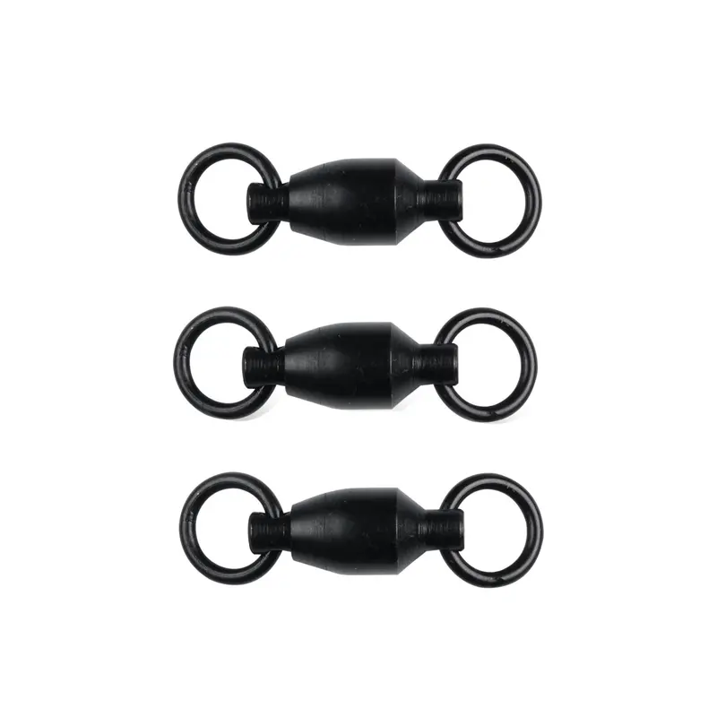 Ball Bearing Swivels – Size 2, 25 Lb Test, Black (Pack Of 3) 1