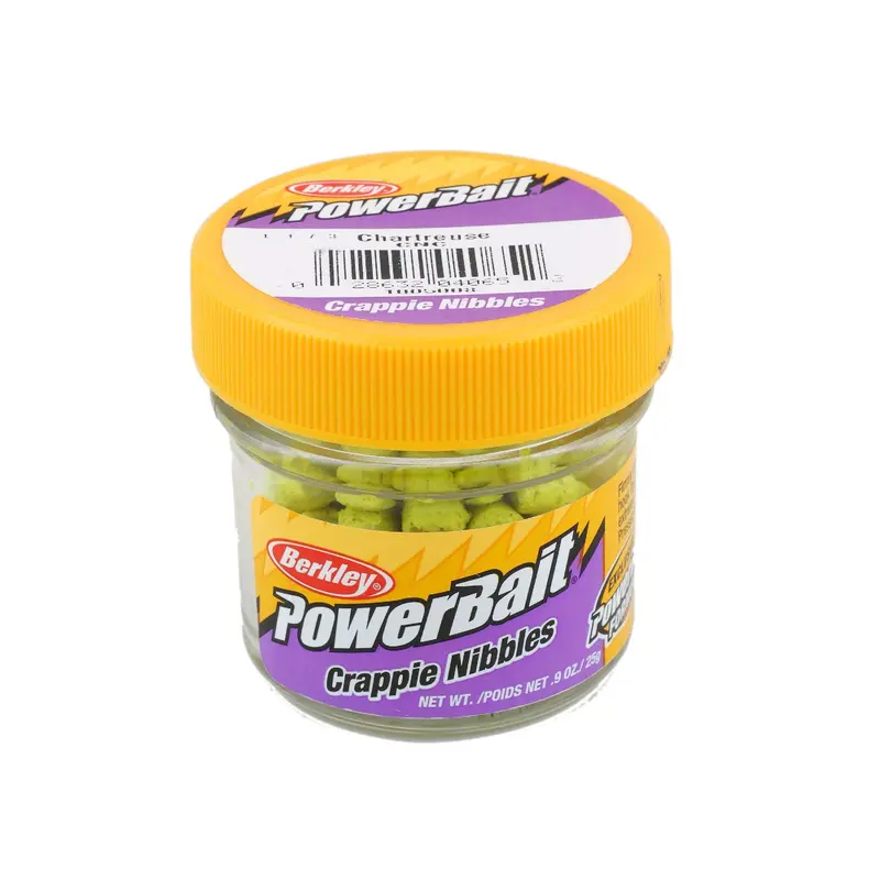 Berkley Powerbait Crappie Nibbles Dough Bait – Chartreuse 1
