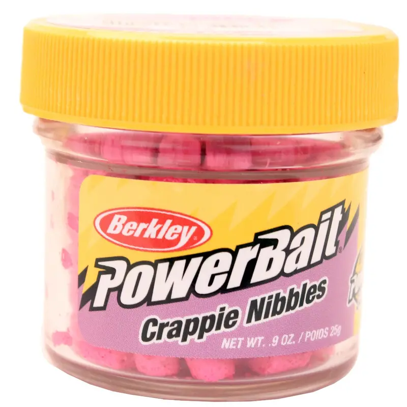 Berkley Powerbait Crappie Nibbles Dough Bait – Pink 1