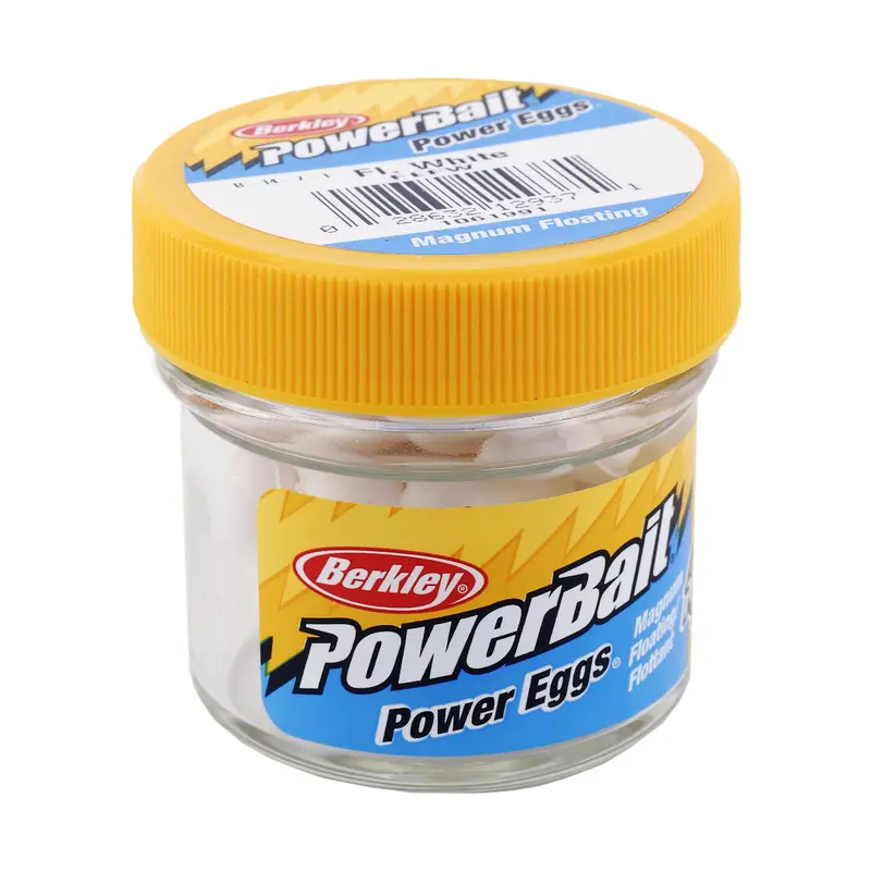 Berkley Powerbait Power Eggs Floating Magnum – Original Scent & Flavor, White 1