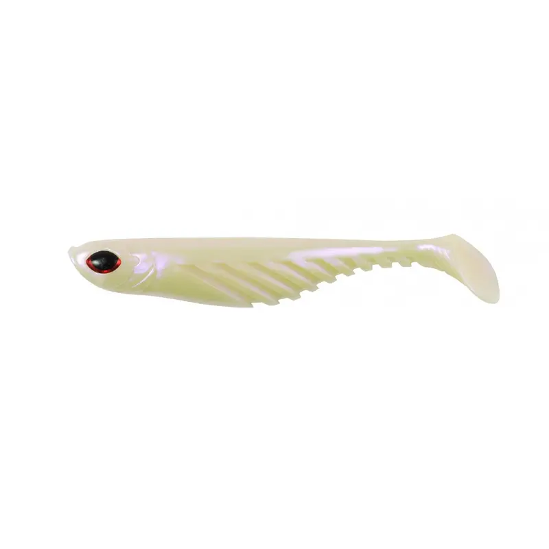 Berkley Powerbait Ripple Shad Soft Bait – 4" Pearl White, Pack Of 5 1