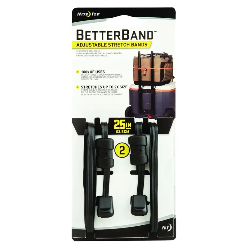 Better Bands Resistance Loop Set – 25", Black, 2-Pack 1