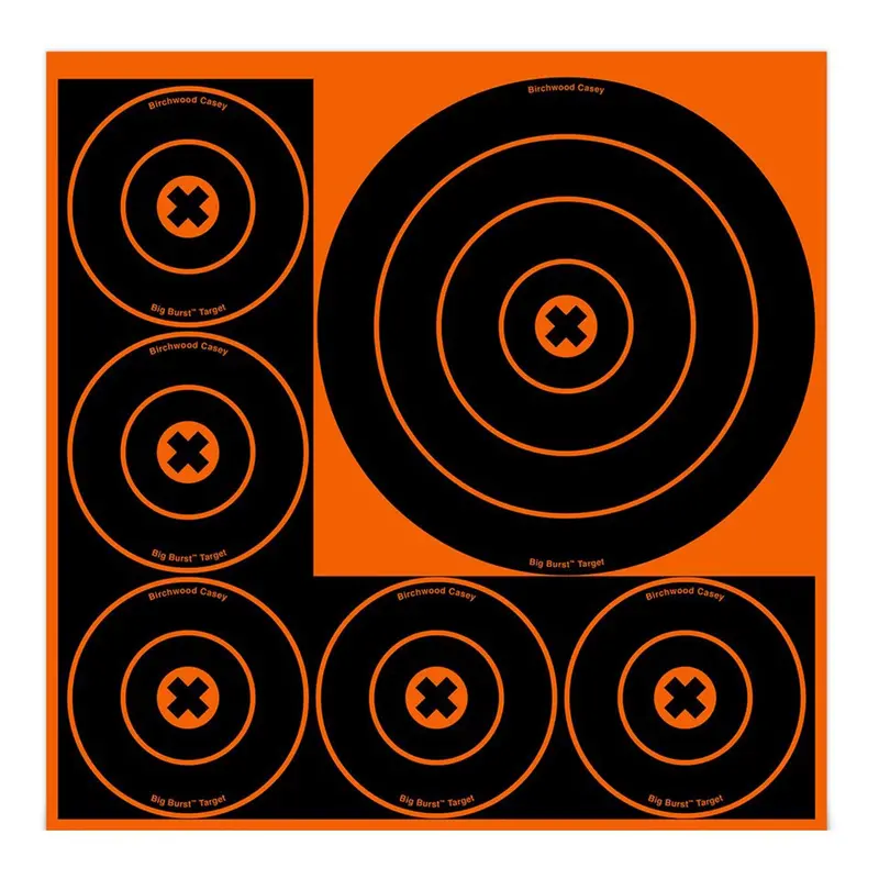 Big Burst Shooting Targets – 8-Inch And 4-Inch Round Reactive Discs 1