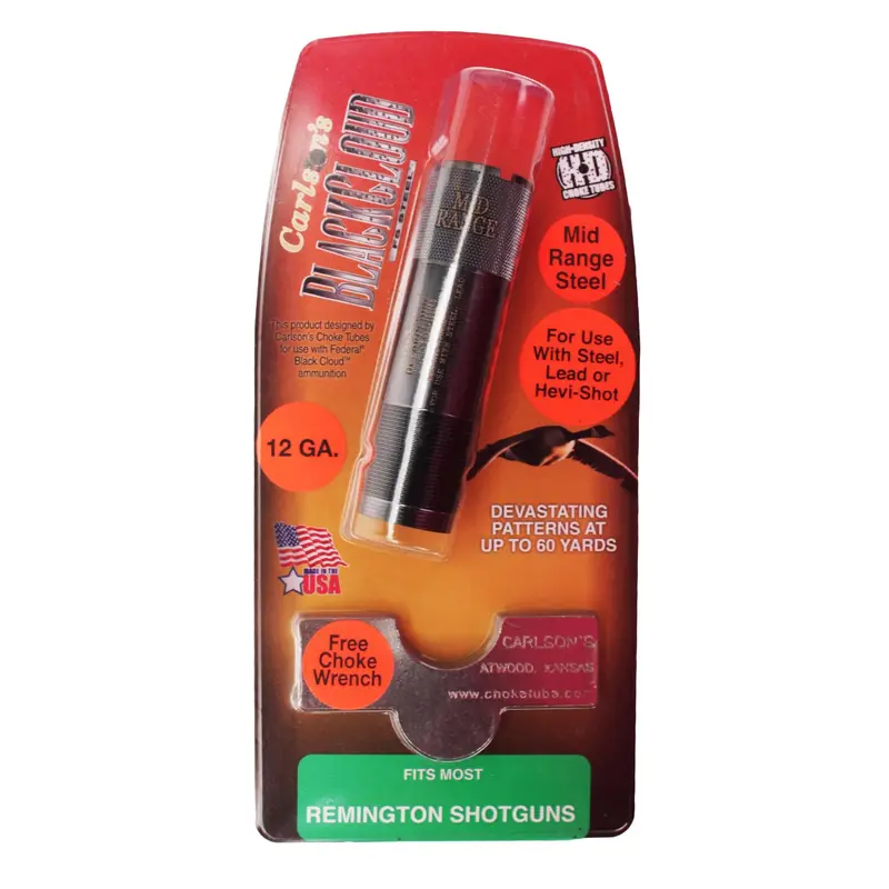 Black Cloud Mid-Range Choke Tube – 12 Gauge, Compatible With Remington Shotguns 1
