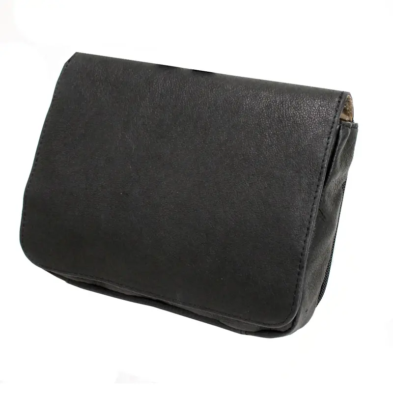Black Leather Waist Pack For Everyday Carry 1