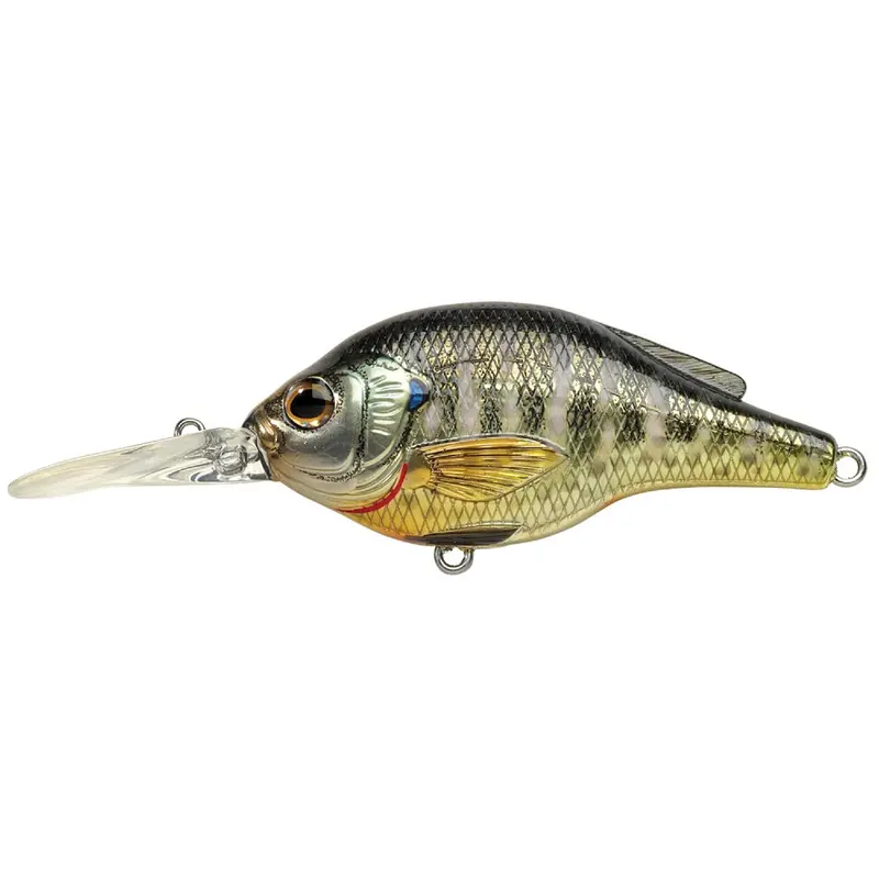 Bluegill Sunfish Soft Bait – Metallic Gloss Roundbill Profile, 2¾", #4 Hook, Optimized For 5–6 Ft Freshwater Fishing 1
