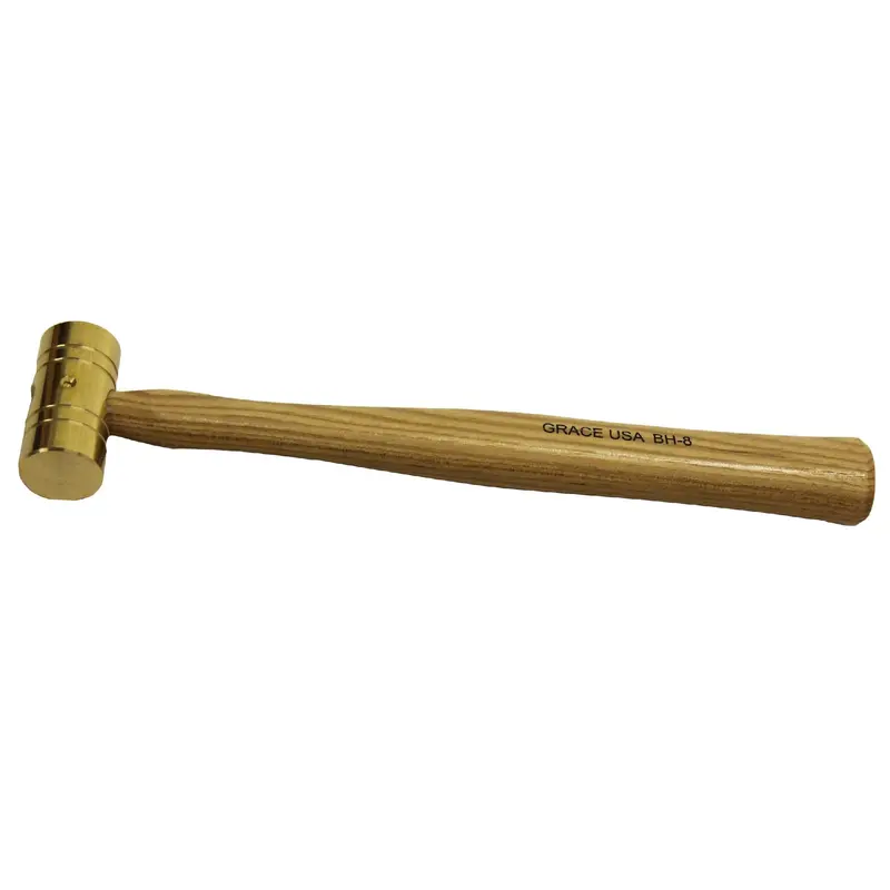 Brass Ball-Peen Hammer – 8 Oz Weight, Non-Marring Striking Surface 1