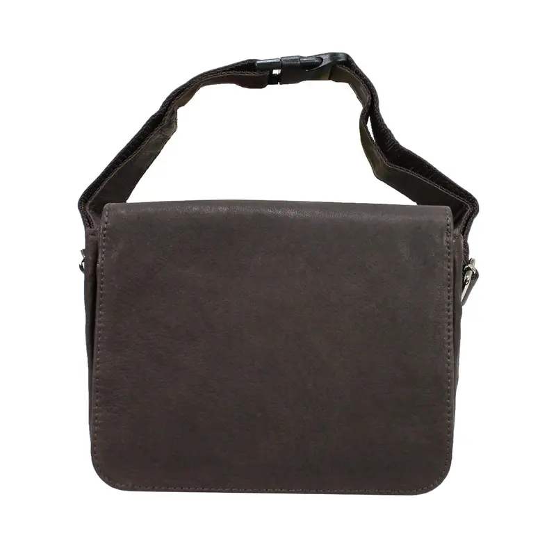 Brown Leather Waist Pack – Compact & Adjustable Design 1