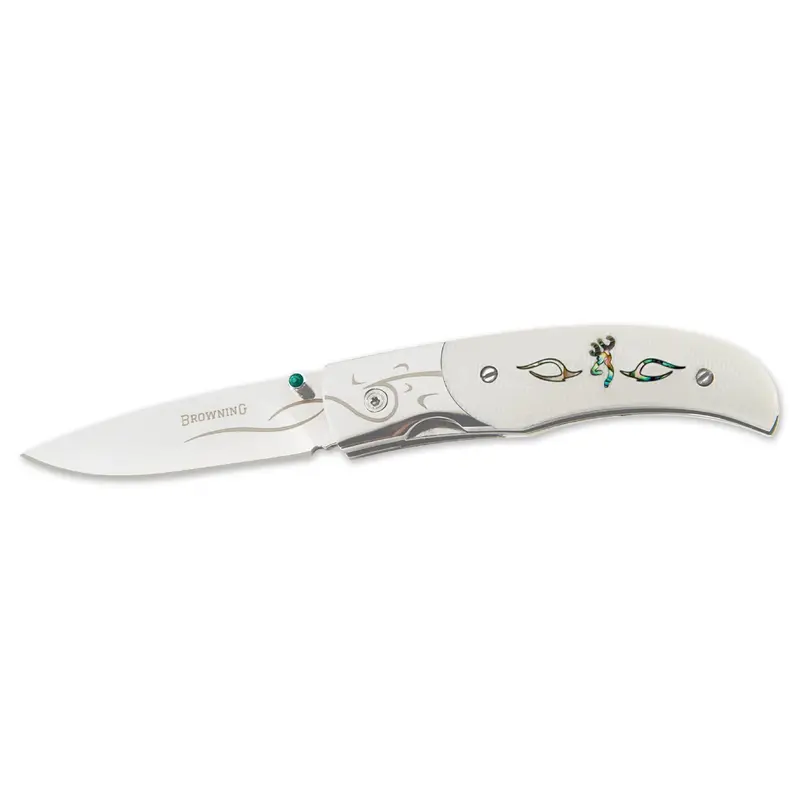 Buckmark Artwork Mini Folding Knife – Compact Design 1