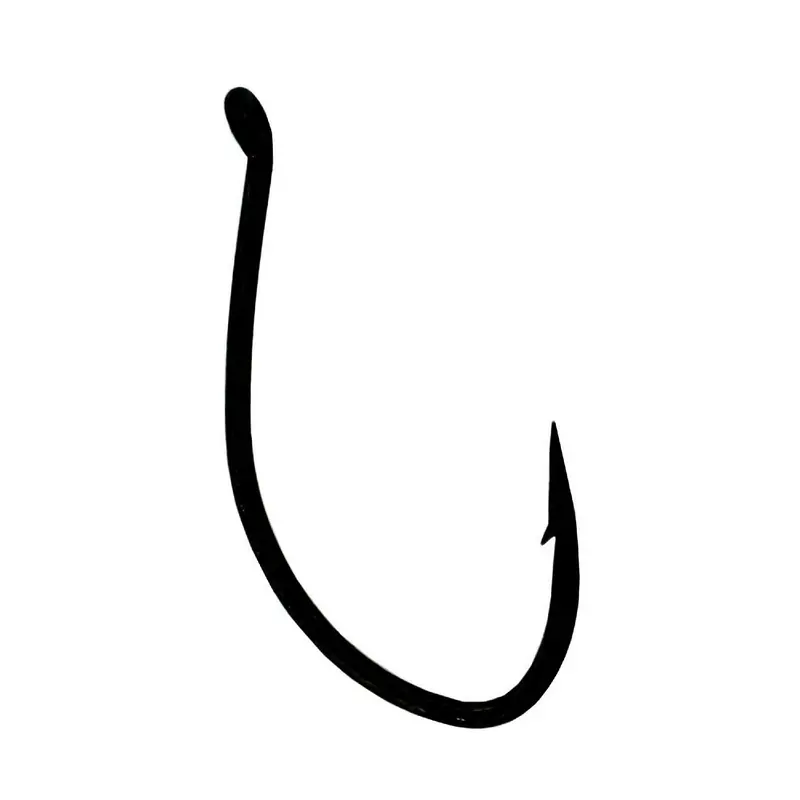 C13U Keel-Balanced Fly Hook – Size 16, Non-Shiny Black, 25-Pack 1
