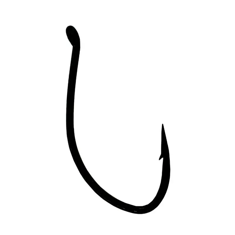 C13U Keel-Balanced Fly Hook – Size 18, Non-Shiny Black, 25-Pack 1
