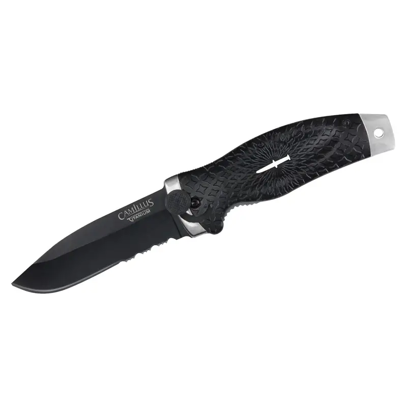 Camillus 8.25-Inch Cuda Sarkis – Carbonite Titanium Blade, Ergonomic Handle 1