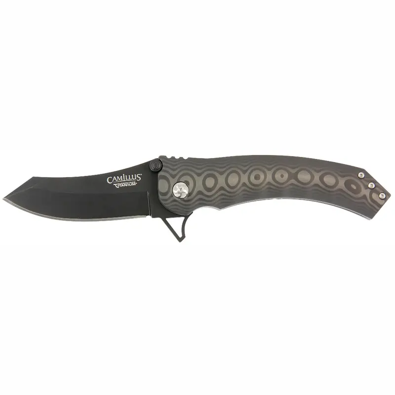 Camillus Jolt Knife – D2 Steel Blade With Carbonitride Titanium Coating 1