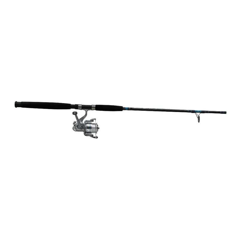 Cardinal Bruiser Spinning Fishing Combo: 50 Reel (4.2:1 Gear Ratio, 4 Bearings) + 7' Medium-Heavy 2-Piece Rod 1
