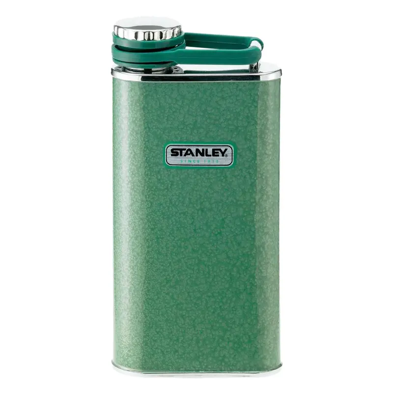 Classic 8-Ounce Flask – Hammertone Green Finish 1