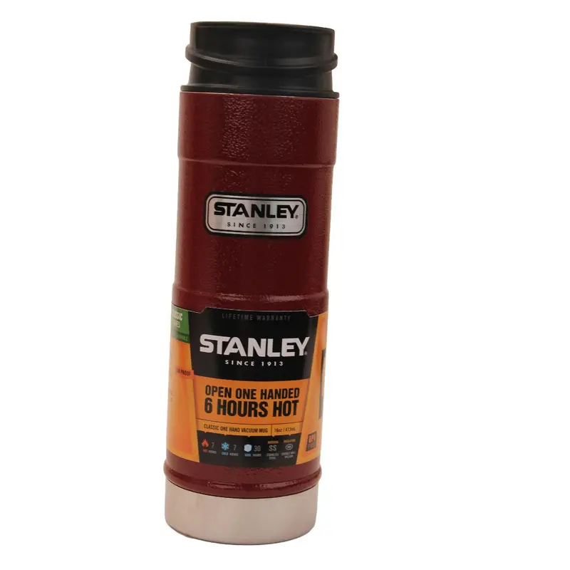 Classic One-Hand Vacuum Insulated Mug – 16 Oz Red 1
