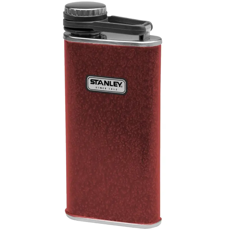 Classic Red Stainless Steel Flask — 8 Oz Capacity 1