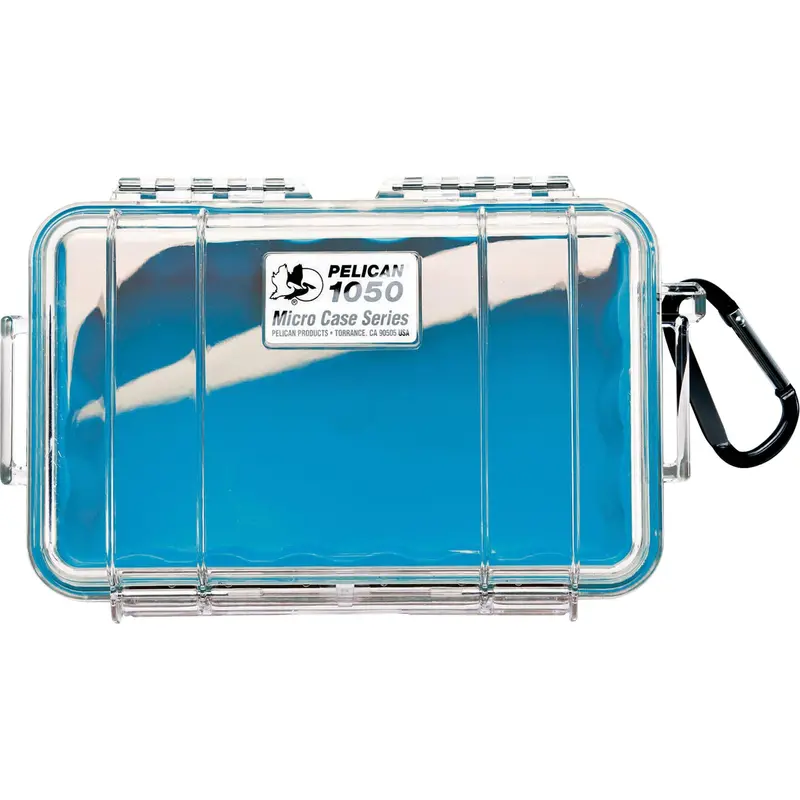 Clear-Lid Micro Storage Case – Size 1050, Blue 1