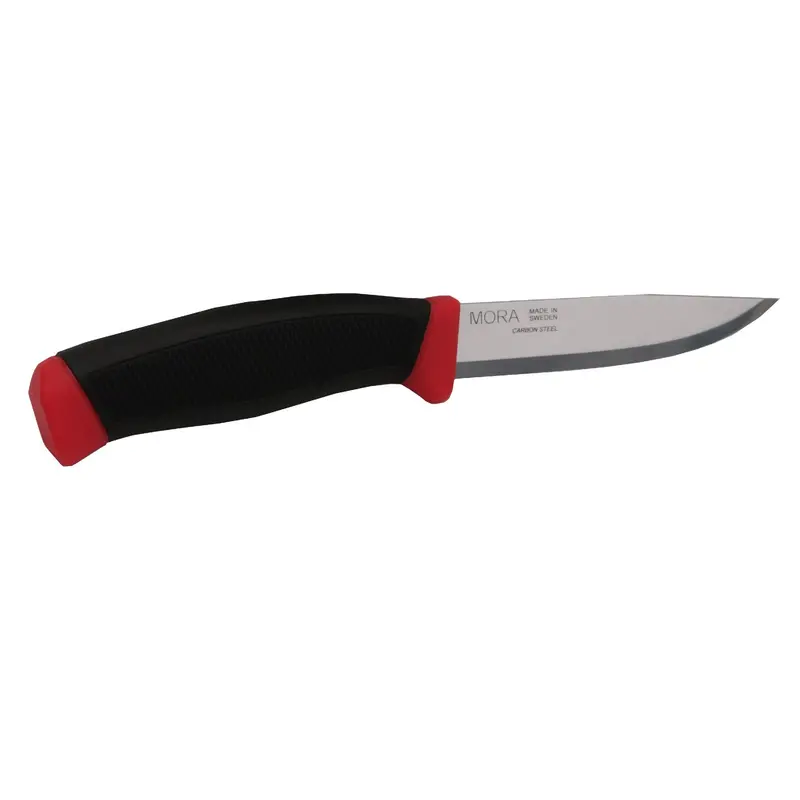Clipper 840 Utility Knife – 4.1" Blade, Dual-Tone Rubber Grip (Red/Black) 1