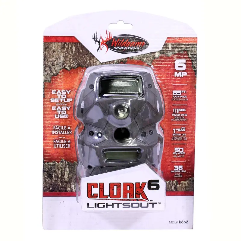 Cloak Lightsout Scouting Camera – 6Mp Resolution, Low-Glow Ir, Compact Black Design 1