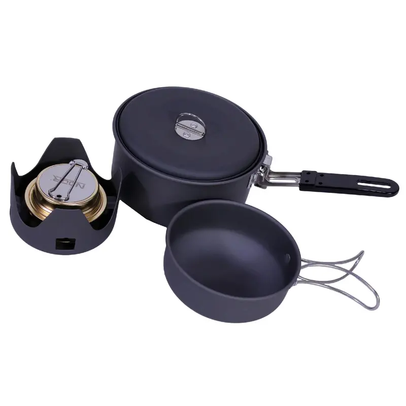 Compact Alcohol-Fueled Mini Cookware Kit 1