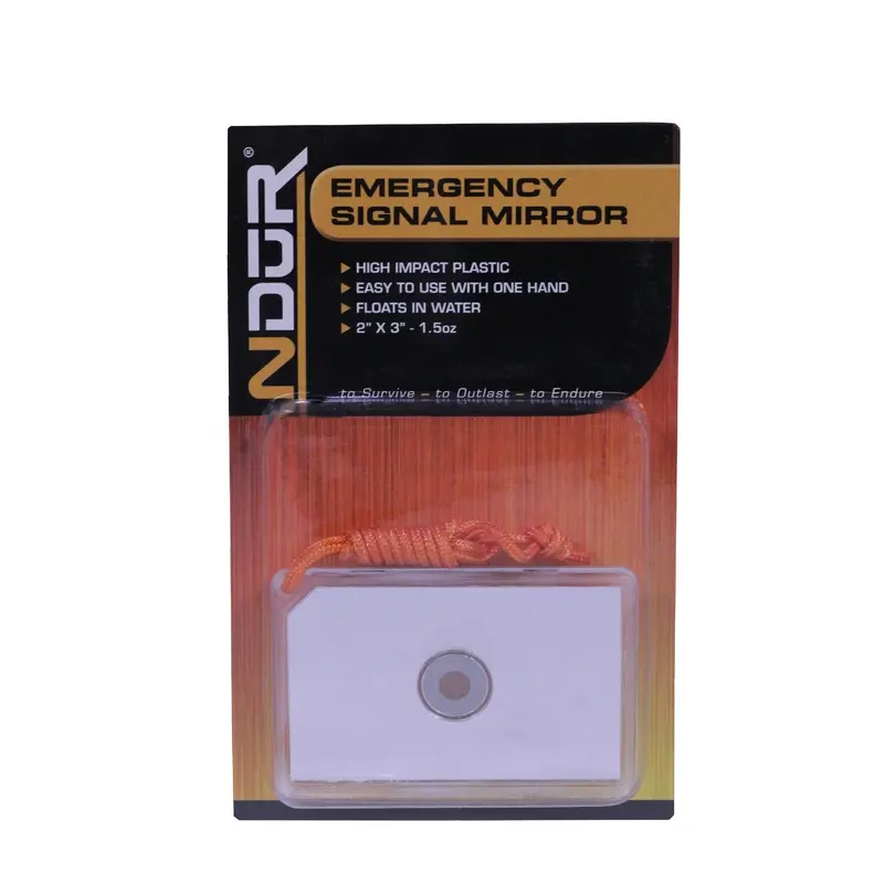 Compact Emergency Signaling Mirror For Outdoor Survival 1