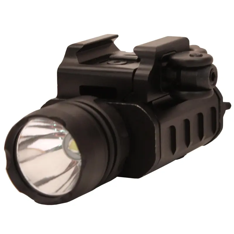 Compact Led Weapon Light With Qd Lever Mount – 400 Lumens, Tactical Black 1