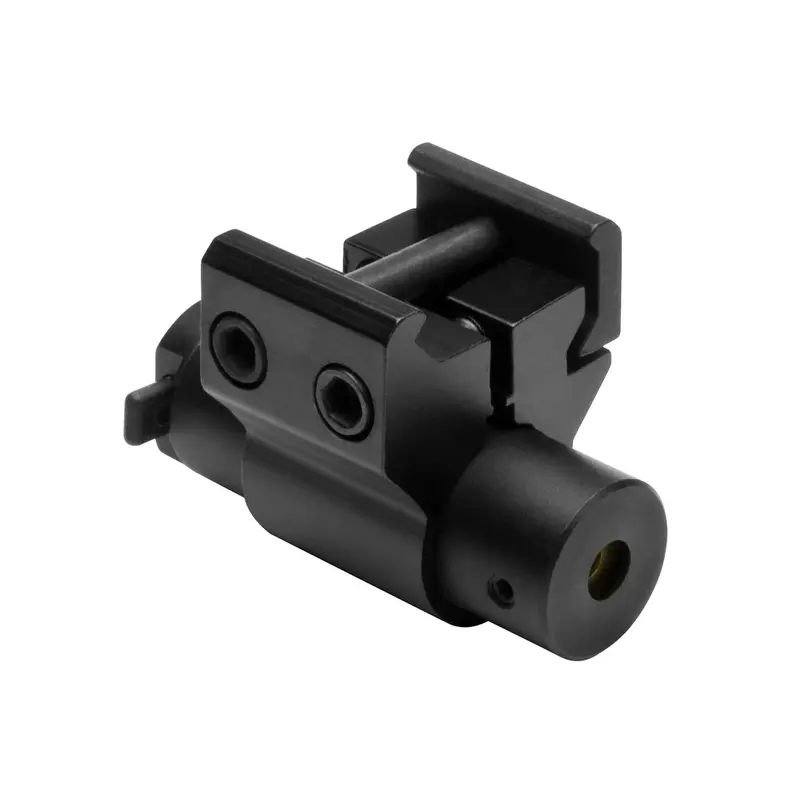 Compact Red Laser Sight With Weaver-Compatible Mount – Matte Black Housing 1