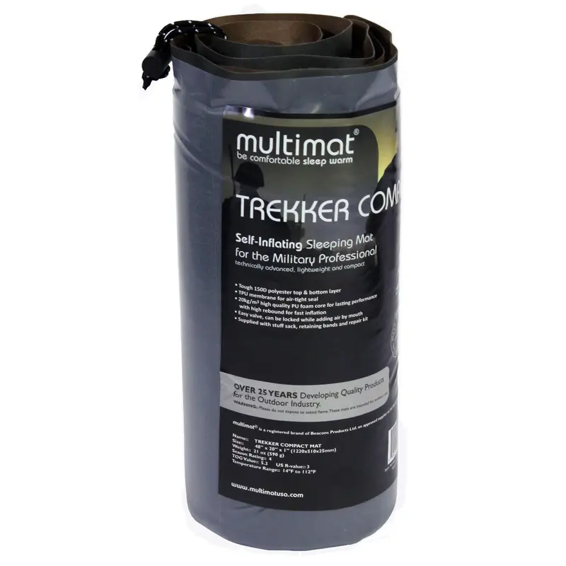 Compact Trekker Mat – Portable Olive-Coyote Reversible Pad 1