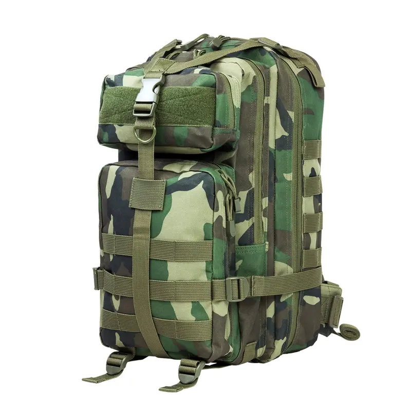 Compact Woodland Camo Backpack 1