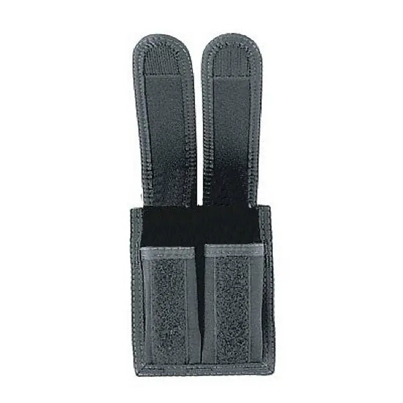 Cordura Double Pistol Magazine Carrier With Velcro Closure – Black Universal Holster 1