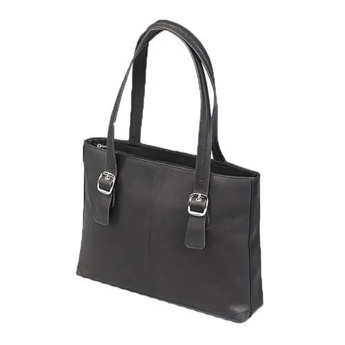 Cowhide Shoulder Portfolio – Professional Brown Briefcase 1