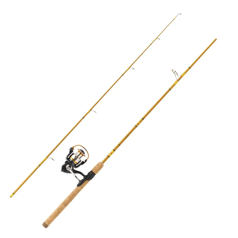 Crafted Glass Spinning Combo – 6'6" Medium Power, 2-Piece Rod With 2+1 Bearing Reel 1