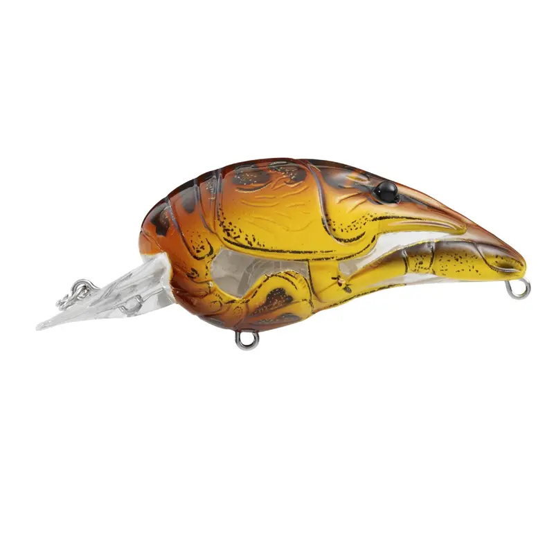 Crawfish-Style Crankbait – Freshwater Lure, 2 1/8", #6 Hook, 3–5 Ft Depth Range, Orange-Brown Finish 1