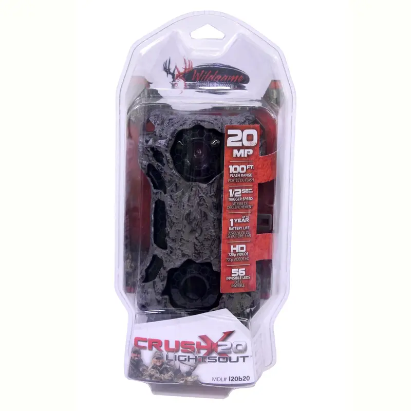 Crush Lightsout Trail Camera – 20Mp Image Sensor, 20-Led Night Vision, Black 1