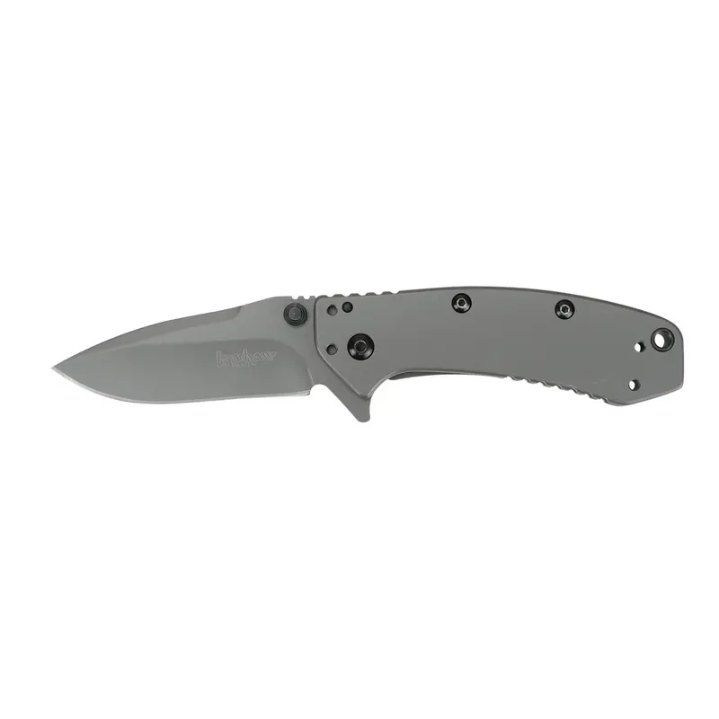 Cryo Folding Knife – Hinderer Stainless Steel Blade, Black Titanium Handle, Retail Boxed 1