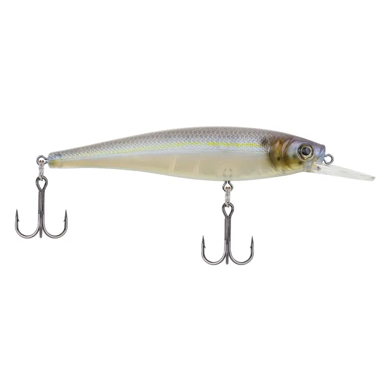 Cutter 90+ Hard Bait – 3.5" Crankbait, 4–6 Ft Dive Depth, Dual Hooks, Chartreuse Shad Color 1