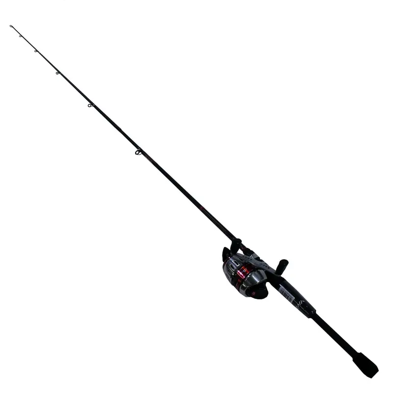 D-Turbo Spincast Fishing Combo – 5.5:1 Gear Ratio, 6'6" Two-Piece Rod, Medium-Heavy Power (10–20 Lb) 1
