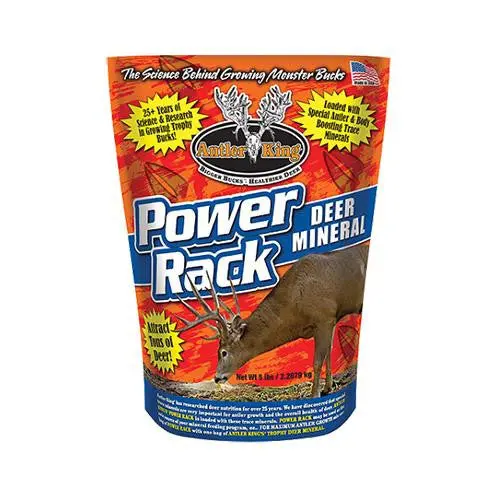 Deer Attractant & Supplement System – Power Rack Mineral Block And Feed Combo 1