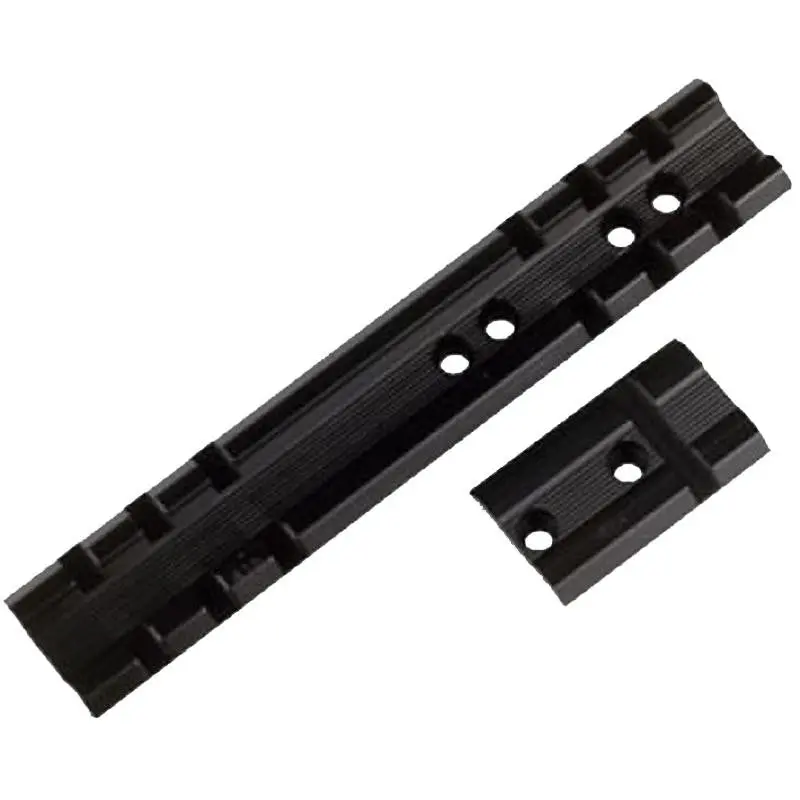 Detachable Top-Mount Rail Base – Model 401S, Silver Anodized 1