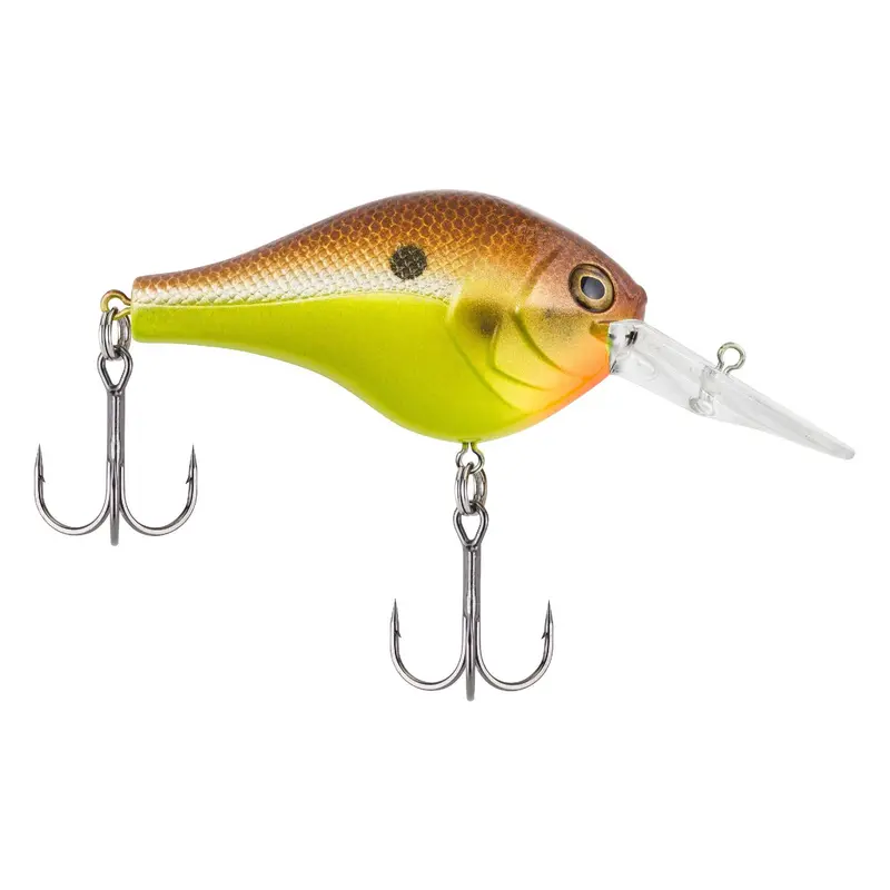 Digger Hard Bait – 2.5" Crankbait, 7–9 Ft Dive Depth, Dual Hooks, Brown Mustard Color 1