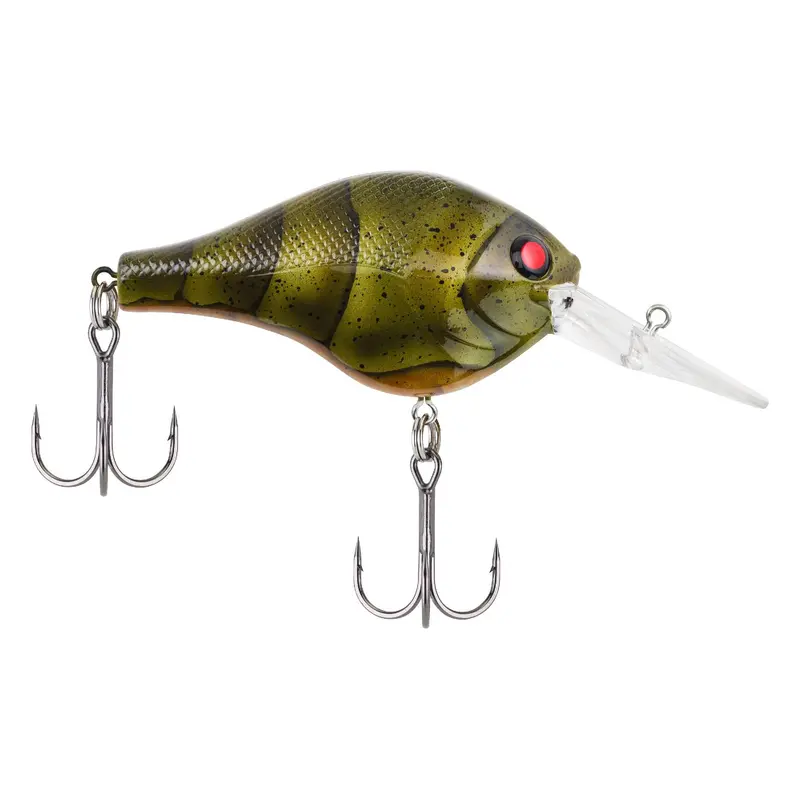 Digger Hard Bait – 2.5" Crankbait, 7–9 Ft Dive Depth, Dual Hooks, Moss Craw Color 1