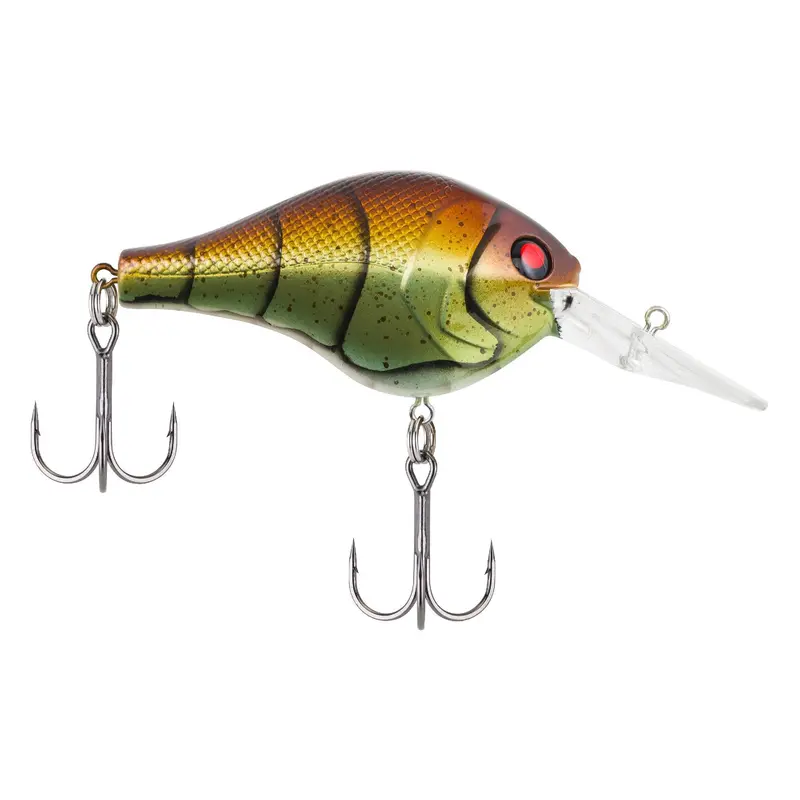 Digger Hard Swimbait – 2.5" Vintage Craw Pattern, 7–9' Depth, Dual Hooks 1