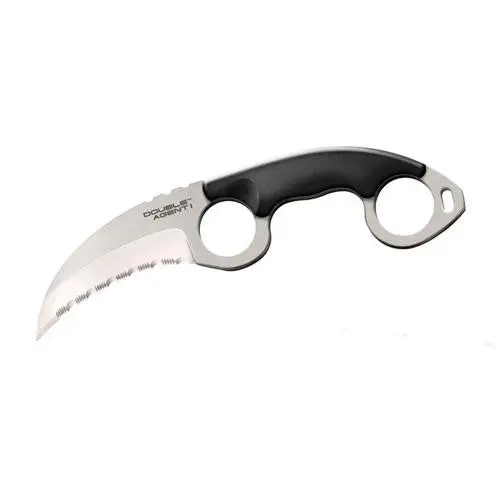 Double Agent I Folding Knife – Serrated Edge, Compact Tactical Blade 1