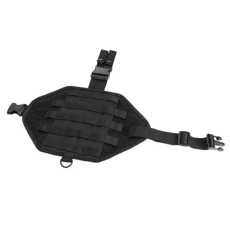 Drop-Leg Molle Panel – Black Tactical Mounting Platform 1