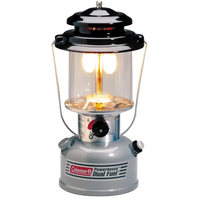 Dual-Fuel Lantern – 2-Mantle Brightness, Gasoline Or Kerosene Compatible 1
